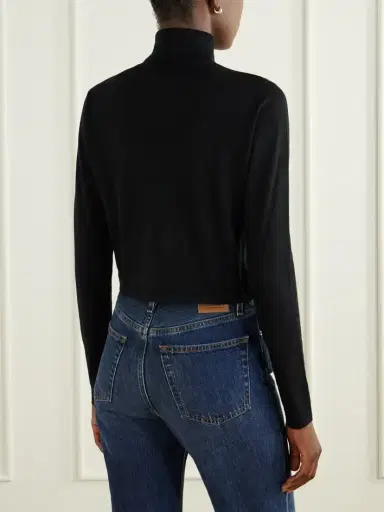 Le Kasha Arrone Cropped Cut-out Cashmere Turtleneck Sweater | Thumbnail 3