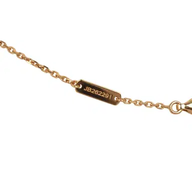 Van Cleef & Arpels Pre-owned Van Cleef & Arpels Vintage Alhambra Motif Pendant Necklace Turquoise 18K Yellow Gold | Thumbnail 7 Van Cleef & Arpels Pre-owned Van Cleef & Arpels Vintage Alhambra Motif Pendant Necklace Turquoise 18K Yellow Gold | Thumbnail 7