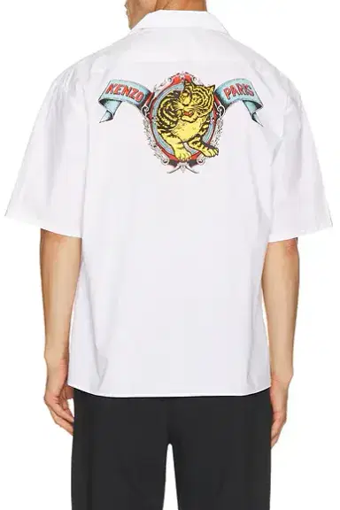 KENZO Jumping Tiger Hawaiian Short Sleeve Shirt | Thumbnail 1