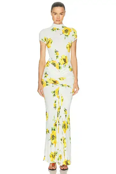 ALAÏA Draped Dress