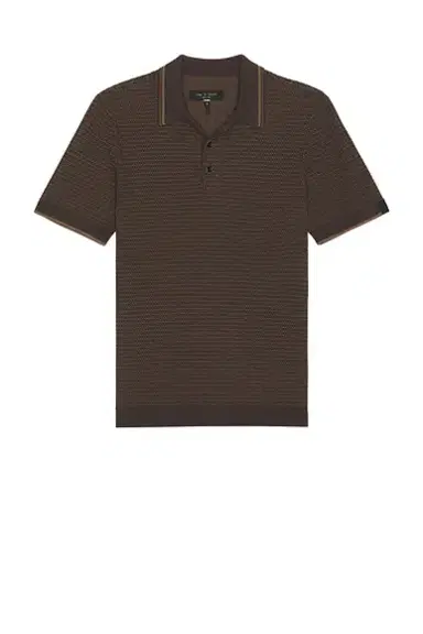 rag & bone Harvey Rib Polo Shirt | Thumbnail 4