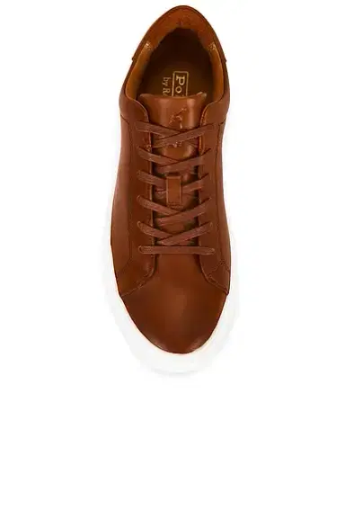 Polo Ralph Lauren Jermain II Leather Low Top Sneaker | Thumbnail 4