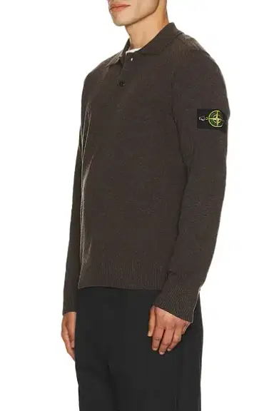 Stone Island Long Sleeve Polo | Thumbnail 2 Stone Island Long Sleeve Polo | Thumbnail 2