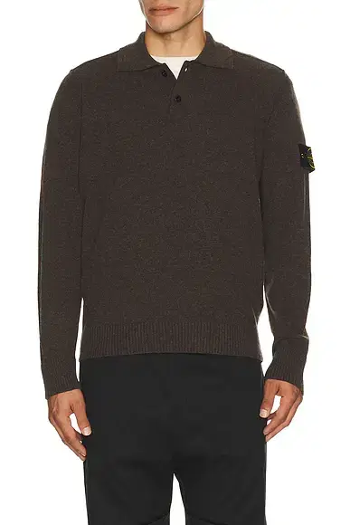 Stone Island Long Sleeve Polo