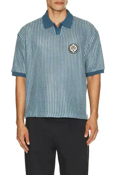Honor The Gift Striped Knit Polo | Thumbnail 1