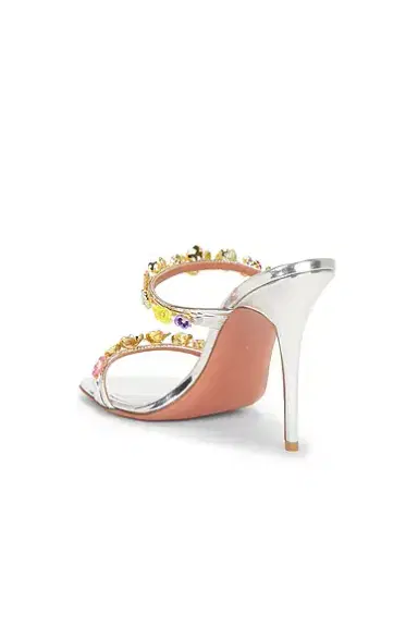 Amina Muaddi Vittoria 105 Slipper Sandal | Thumbnail 3