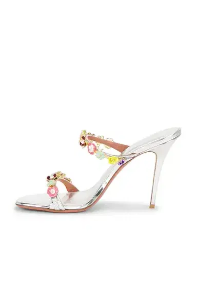Amina Muaddi Vittoria 105 Slipper Sandal | Thumbnail 5