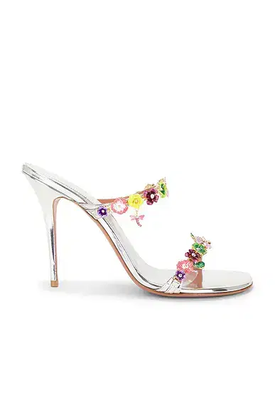 Amina Muaddi Vittoria 105 Slipper Sandal