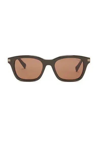 Zegna Geometric Acetate Sunglasses