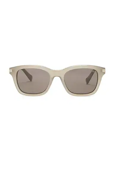 Zegna Geometric Acetate Sunglasses