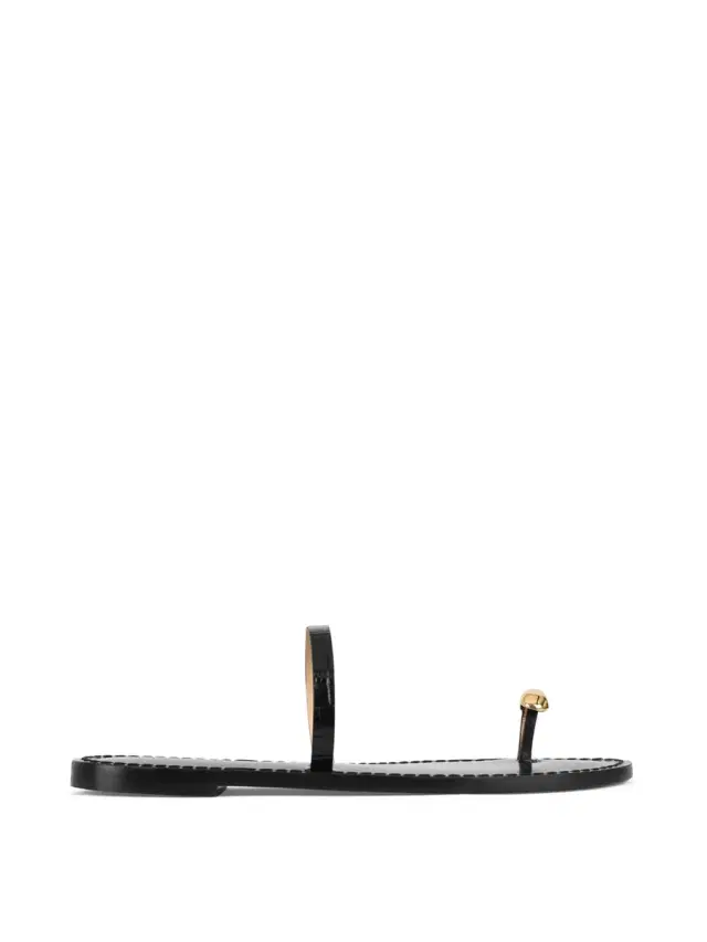 AMANU Croc-Embossed Kibera Sandals