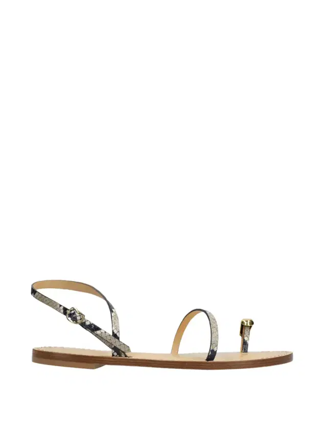 AMANU Python-Printed Marrakech Sandals
