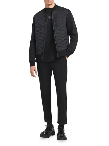 Moose Knuckles Men's Granite Down Bomber Jacket | Thumbnail 2 Moose Knuckles Men's Granite Down Bomber Jacket | Thumbnail 2