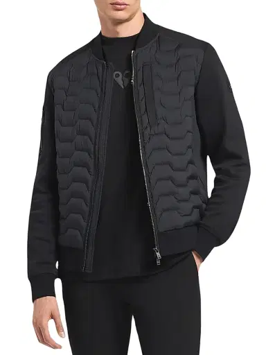 Moose Knuckles Men's Granite Down Bomber Jacket | Thumbnail 4 Moose Knuckles Men's Granite Down Bomber Jacket | Thumbnail 4