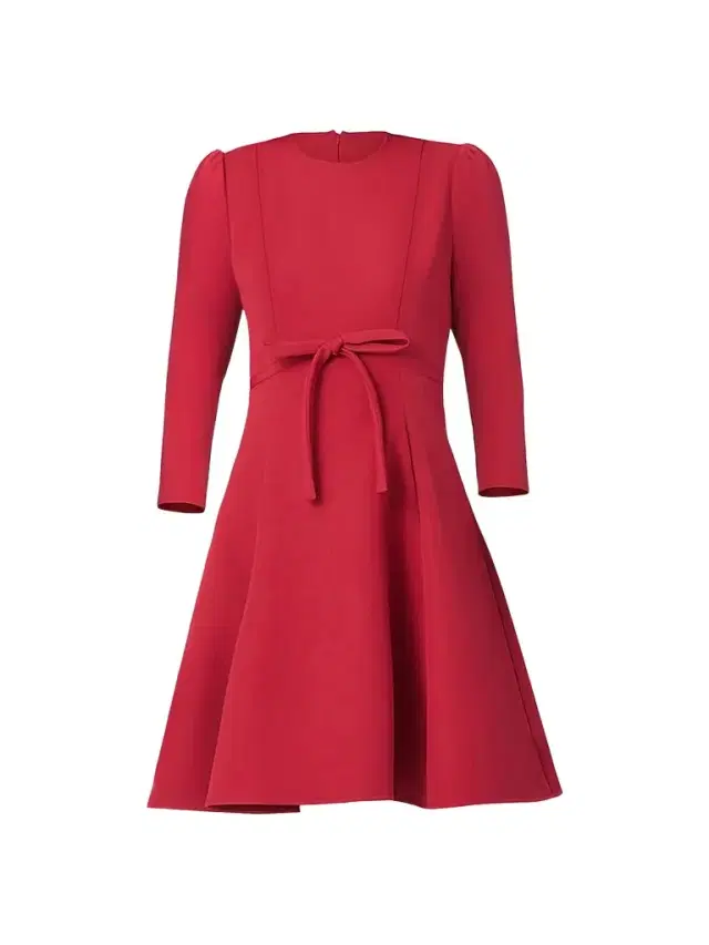 Shoshanna Women's Cindy Crêpe Bow Mini Dress - Burgundy