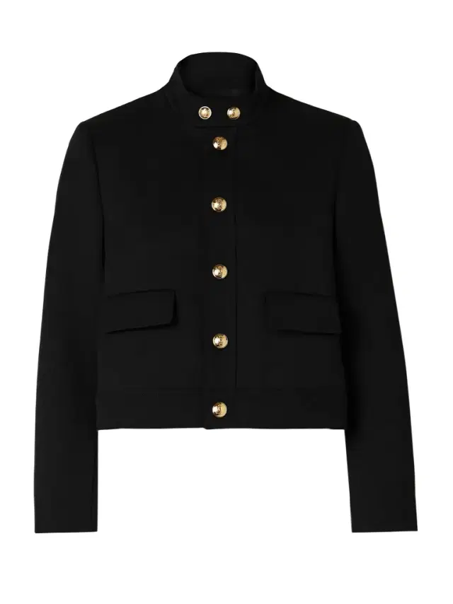 Nili Lotan Hadley cropped wool-twill jacket