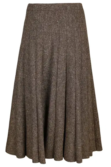 Brunello Cucinelli Donegal Pleated Skirt | Thumbnail 5