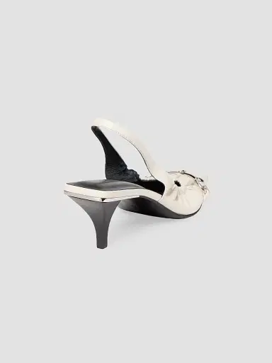 Gucci Women's Vittoria 55MM Slingback Kitten Heel Pumps - Off White - Size 5 | Thumbnail 3 Gucci Women's Vittoria 55MM Slingback Kitten Heel Pumps - Off White - Size 5 | Thumbnail 3