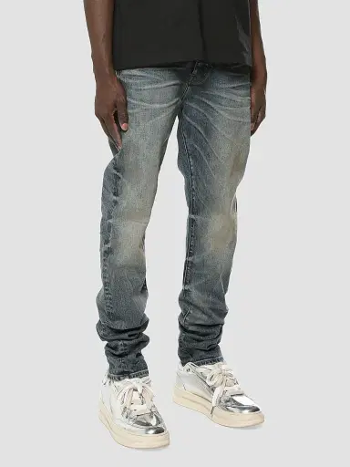 Purple Brand Men's Whiskered Straight-Leg Jeans | Thumbnail 4