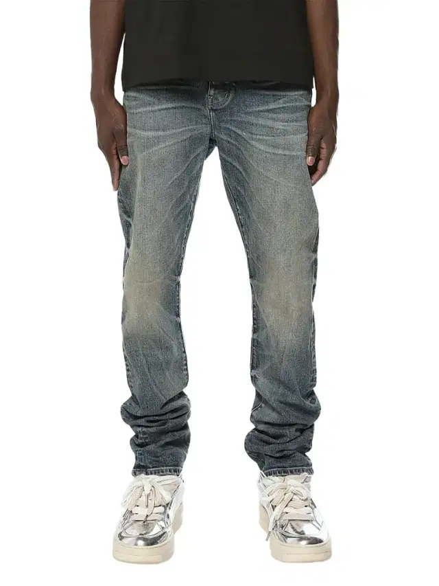 Purple Brand Men's Whiskered Straight-Leg Jeans