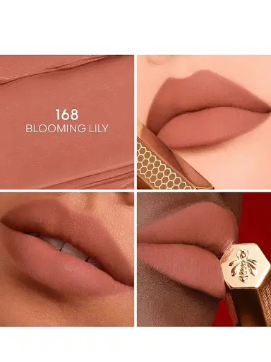 Guerlain KissKiss Blur Matte Long-Wearing Lipstick - 168 Blooming Lily | Thumbnail 2