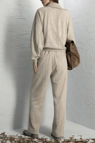 Brunello Cucinelli Lace Knit Pant | Thumbnail 4
