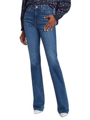 Veronica Beard Women's Cameron Boot-Cut Jeans - Serendipity | Thumbnail 3 Veronica Beard Women's Cameron Boot-Cut Jeans - Serendipity | Thumbnail 3