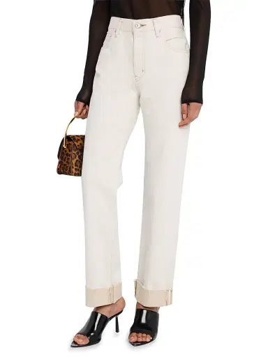 Moussy Vintage Women's Bellport High-Rise Straight-Leg Cuffed Jeans | Thumbnail 3 Moussy Vintage Women's Bellport High-Rise Straight-Leg Cuffed Jeans | Thumbnail 3
