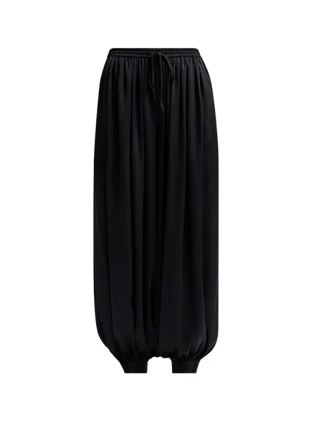 Cinq à Sept Women's Esme Pleated Satin Balloon Pants - Black