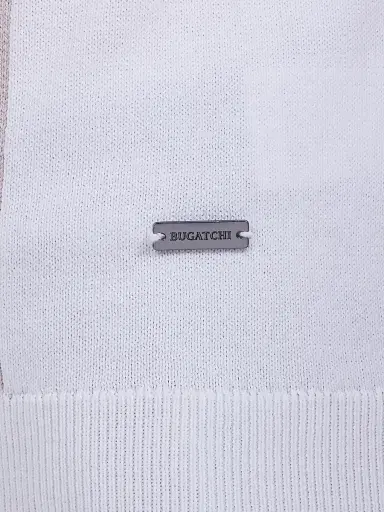 Bugatchi Men's Quarter-Zip Polo Sweater - Oatmeal - Size XL | Thumbnail 5 Bugatchi Men's Quarter-Zip Polo Sweater - Oatmeal - Size XL | Thumbnail 5