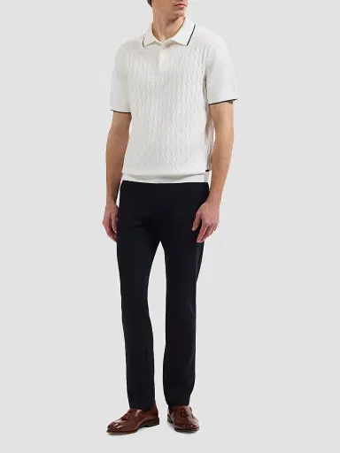 Bugatchi Men's Argyle-Stitched Polo Sweater | Thumbnail 2 Bugatchi Men's Argyle-Stitched Polo Sweater | Thumbnail 2