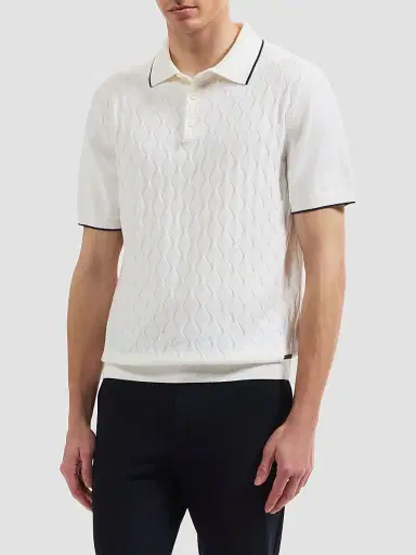Bugatchi Men's Argyle-Stitched Polo Sweater | Thumbnail 4 Bugatchi Men's Argyle-Stitched Polo Sweater | Thumbnail 4