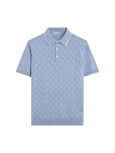 Bugatchi Men's Argyle-Stitched Polo Sweater - Air Blue | Thumbnail 1