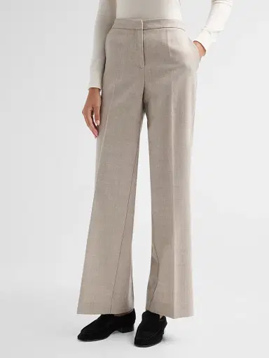 Kobi Halperin Women's Beck Wool Brushed Twill Pants - Oat | Thumbnail 4 Kobi Halperin Women's Beck Wool Brushed Twill Pants - Oat | Thumbnail 4