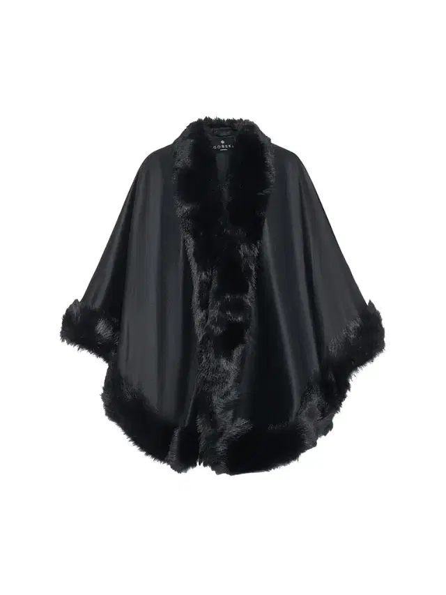 Gorski Women's Select Cashmere Cape - Black