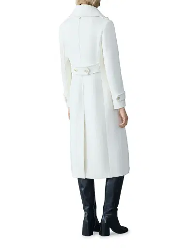 Mackage Women's Elodie Double-Breasted Wool Coat - Cream - Size XL | Thumbnail 5 Mackage Women's Elodie Double-Breasted Wool Coat - Cream - Size XL | Thumbnail 5
