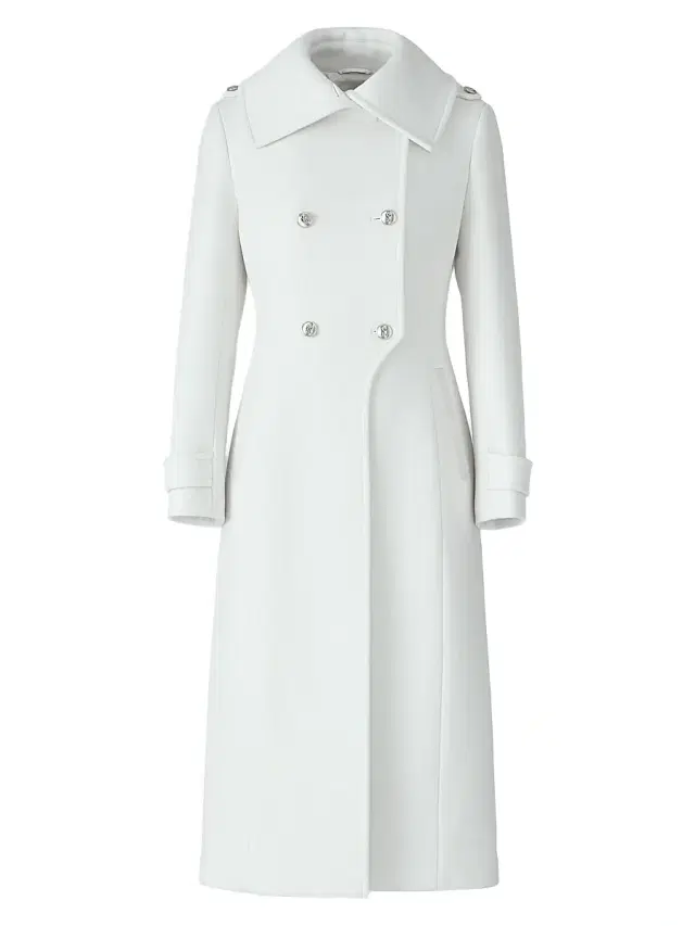 Mackage Women's Elodie Double-Breasted Wool Coat - Cream - Size XL