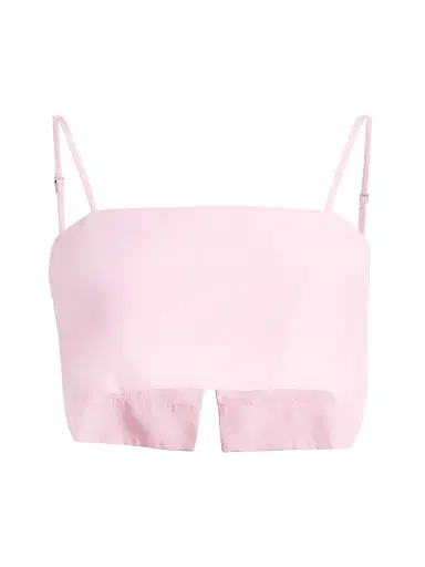 AZEEZA Women's Walton Poplin Crop Top - Cherry Blossom - Size Medium | Thumbnail 1