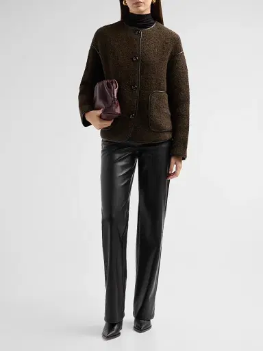 Altuzarra Women's Irving Alpaca-Blend Jacket - Fudge | Thumbnail 2