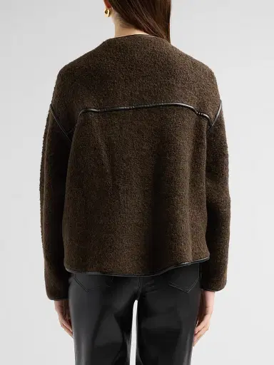 Altuzarra Women's Irving Alpaca-Blend Jacket - Fudge | Thumbnail 3