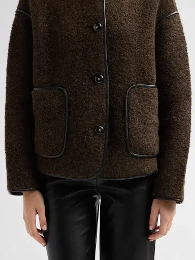 Altuzarra Women's Irving Alpaca-Blend Jacket - Fudge | Thumbnail 5