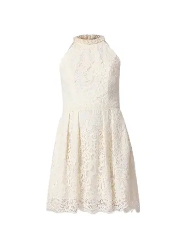 Shoshanna Women's Cooper Lace Embellished-Neck Mini Dress - | Thumbnail 1