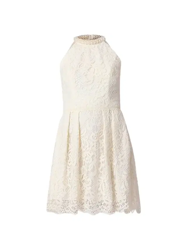Shoshanna Women's Cooper Lace Embellished-Neck Mini Dress -
