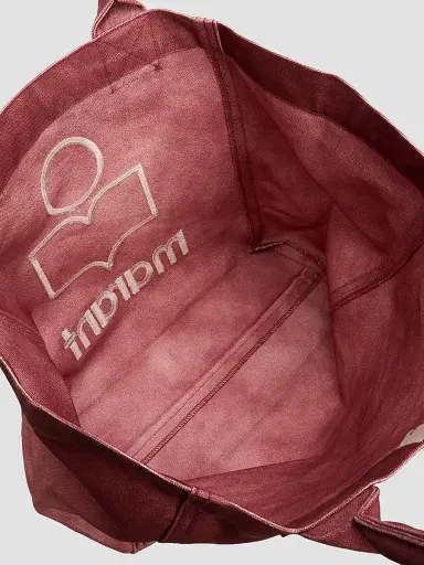 Isabel Marant Women's Yenky Cotton Canvas Tote Bag - Raspberry | Thumbnail 4