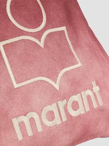 Isabel Marant Women's Yenky Cotton Canvas Tote Bag - Raspberry | Thumbnail 6