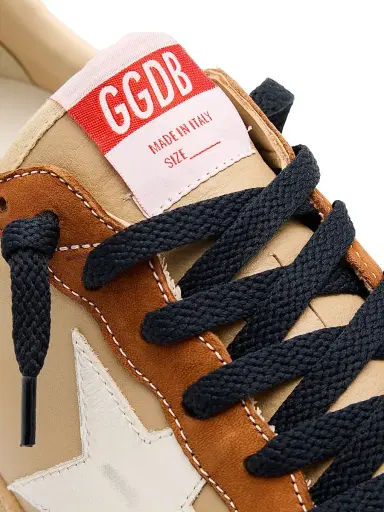 Golden Goose Men's Ball Star Low-Top Nubuck Sneakers - Beige | Thumbnail 5