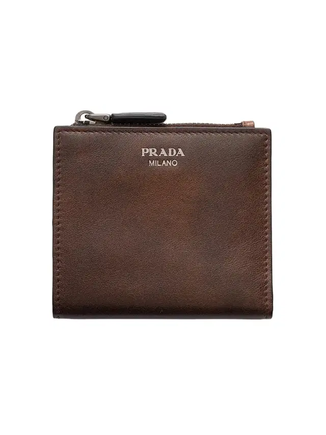 Prada Men's Leather Wallet - Brown