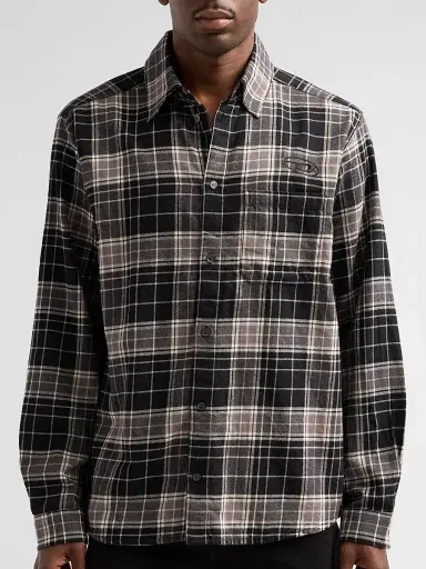 Diesel Men's Simply Plaid Flannel Shirt | Thumbnail 5 Diesel Men's Simply Plaid Flannel Shirt | Thumbnail 5