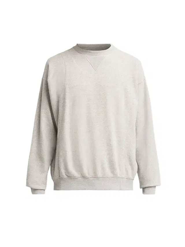 Maison Margiela Men's Double Layered Crewneck Sweatshirt - Grey Melange