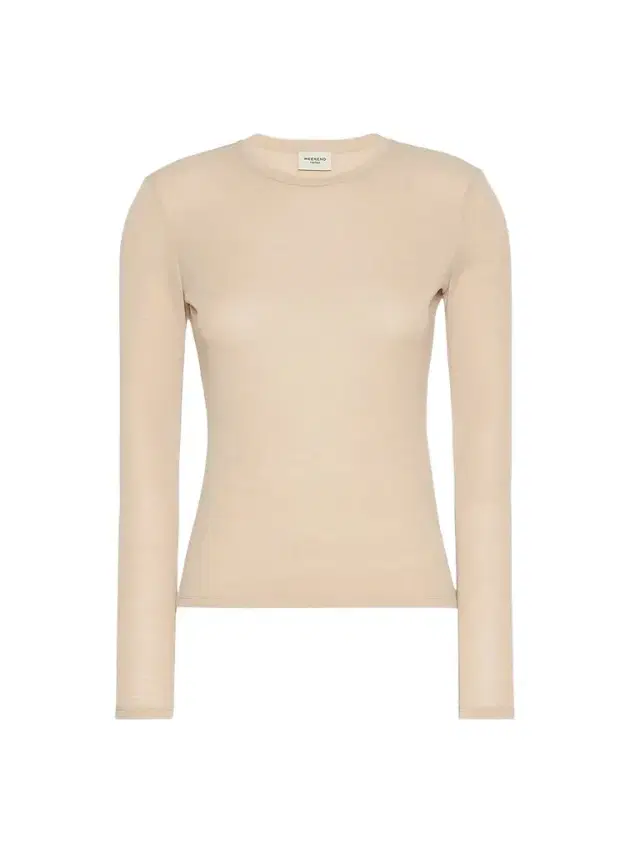 Weekend Max Mara Women's Wool and Silk Gauze Jersey T-Shirt - Beige